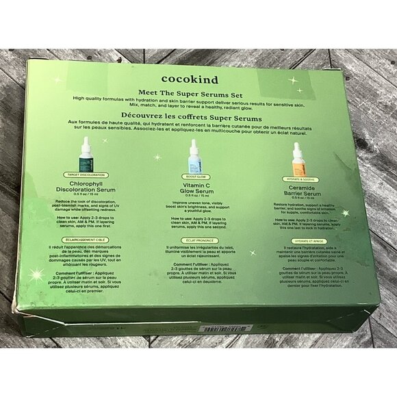 Super Serums Set Cocokind Chlorophyll Vitamin C Ceramide Barrier - Picture 5 of 5